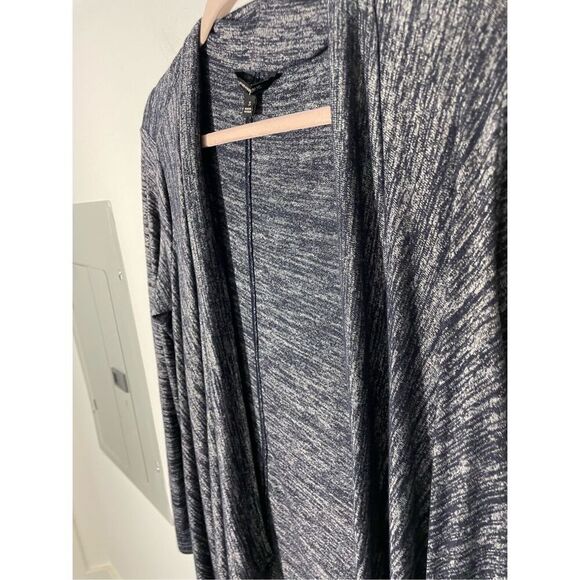 Banana Republic Heathered Dark Grey Open Front Cardigan S - Picture 2 of 5